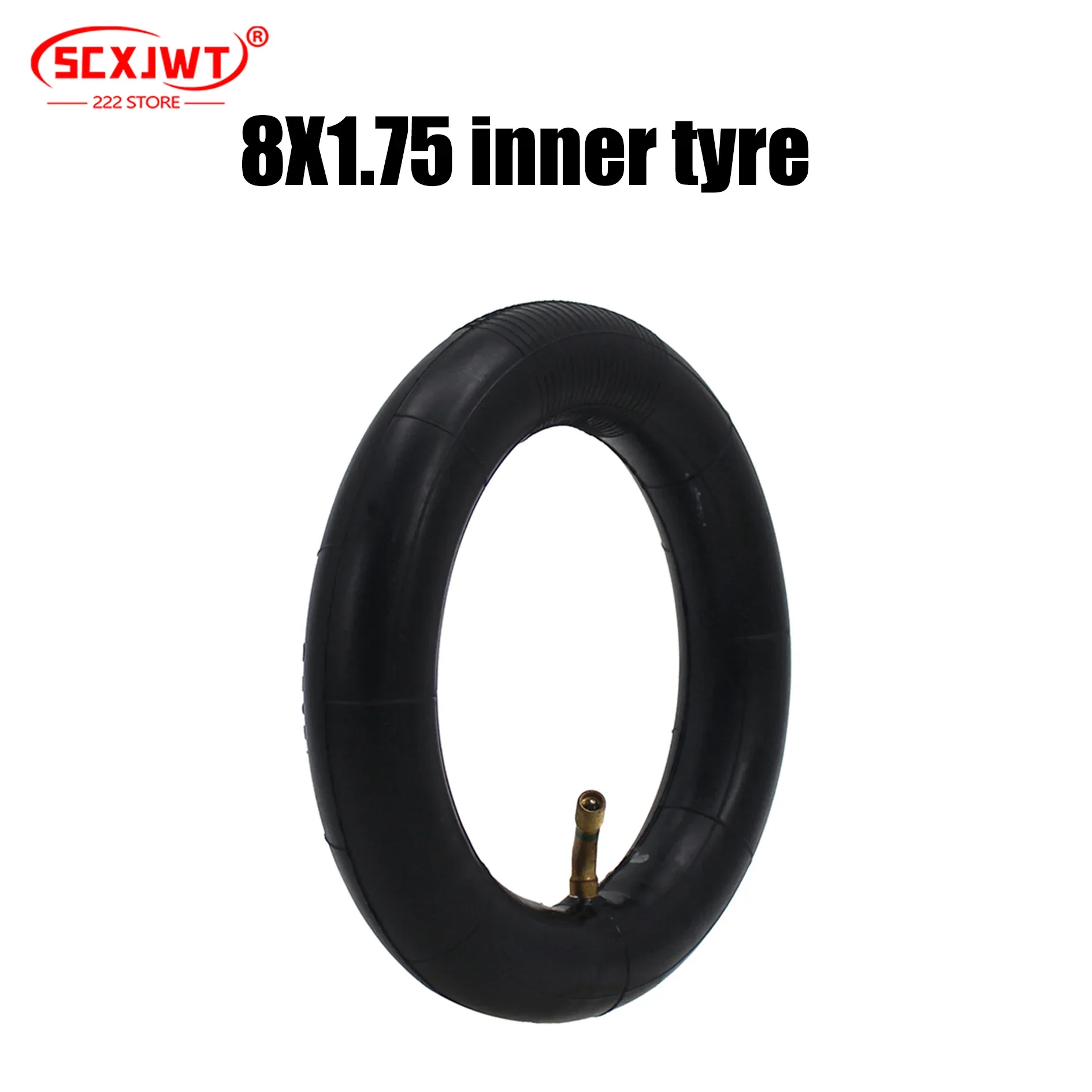 8-inch 8x1.75 thick inner tube, compatible with 8x1 1/4 and 200x45 tires, suitable for children's bicycles and electric scooter