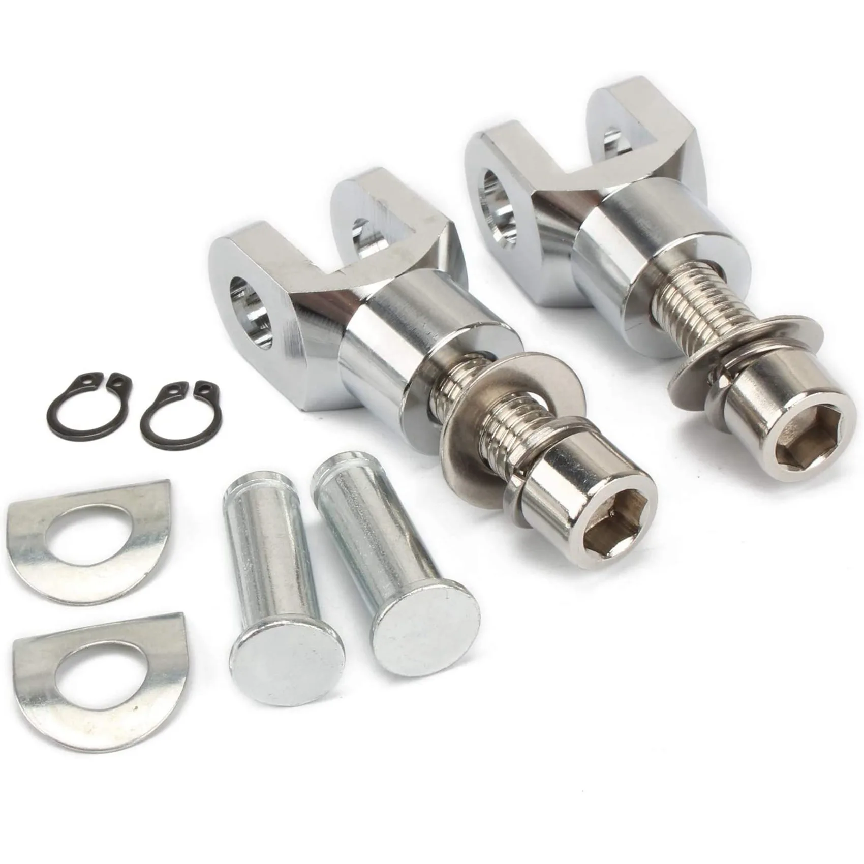 Classy-29Mm Motorcycle Foot Pegs Support Mount Passenger Footrest Pedal Bracket For Softail Fatboy Flstf 2000-2006