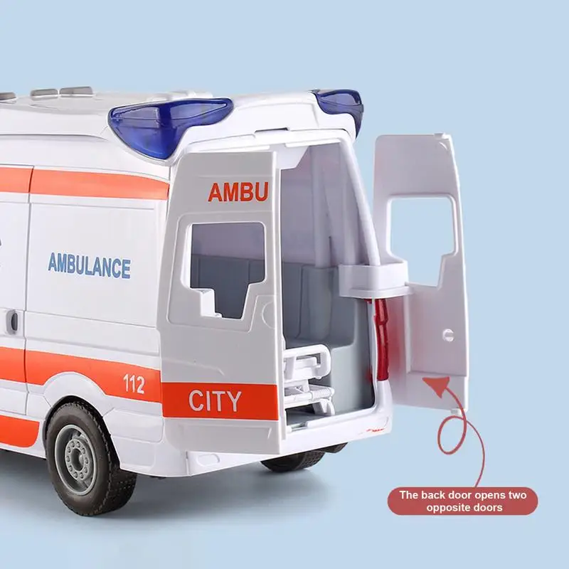 Ambulance Toys For Kids Play Ambulance Toy Car With Lights And Sound Stretcher Play House Toys Car For Kids & Children Toddler