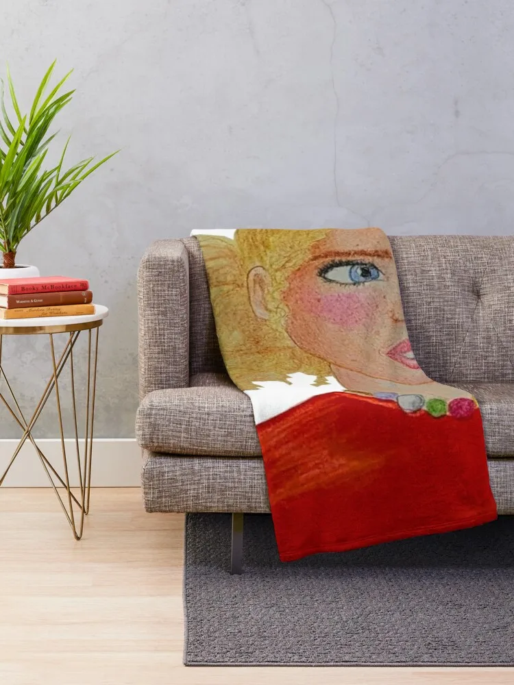 Annabeth Chase Throw Blanket Sofa Quilt Luxury Designer funny gift Decorative Sofas Blankets