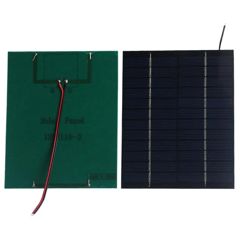 Solar Charging Panels 3.5W Outdoor Battery Charging Solar Panel Traveling Camping Small Solar Panel Module Waterproof For 9-12V