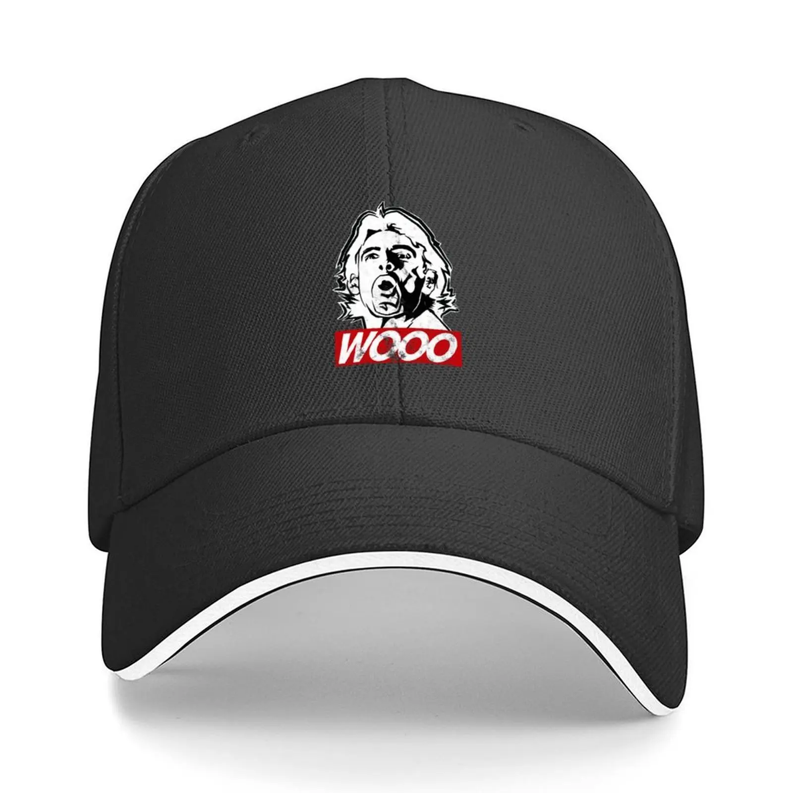 

WOOOO! Ric Flair Baseball Cap Anime Streetwear Winter hat black For Girls Men's