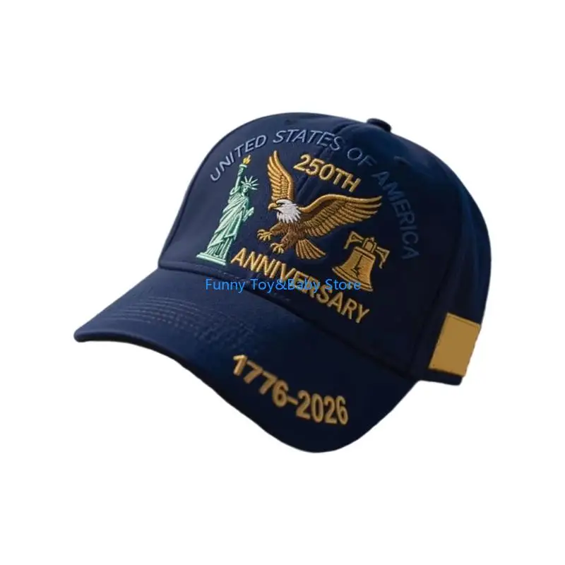 Peddle & قبعة الذكرى السنوية الـ 250 للولايات المتحدة، قبعة بيسبول مغسولة للجنسين قابلة للتعديل من National C90B #2