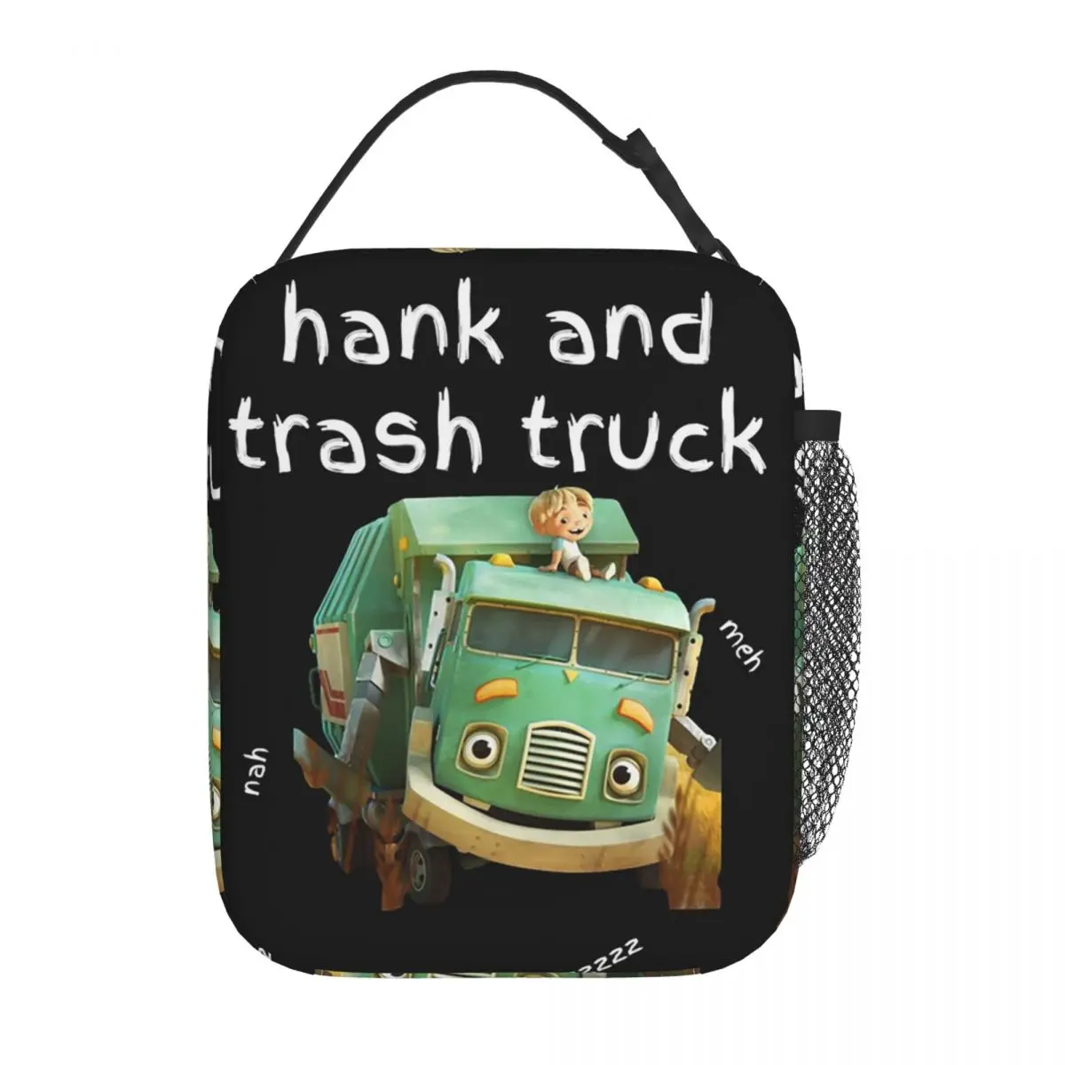 Trash Truck Insulated Lunch Bag for Women Children Portable Food Boxes Thermal Lunch Box Tote
