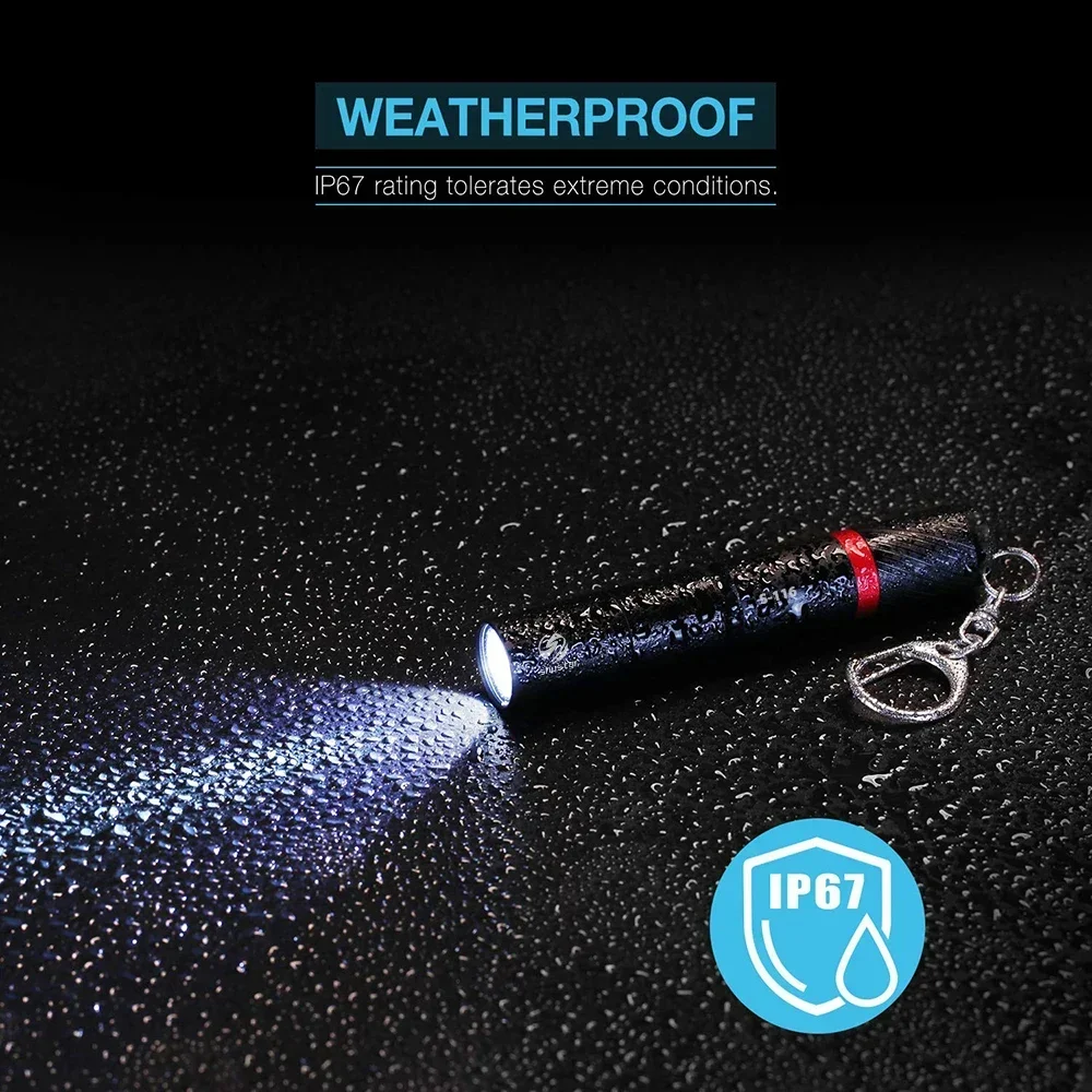 Ultra small LED Flashlight With premium XPE lamp beads IP67 waterproof Pen light Portable light For emergency, camping, outdoor