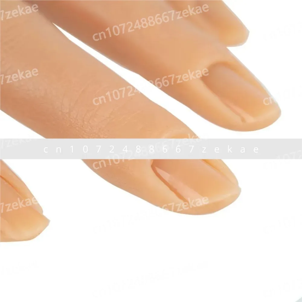 نموذج يدوي للتدريب على الأظافر من السيليكون الاحترافي #5