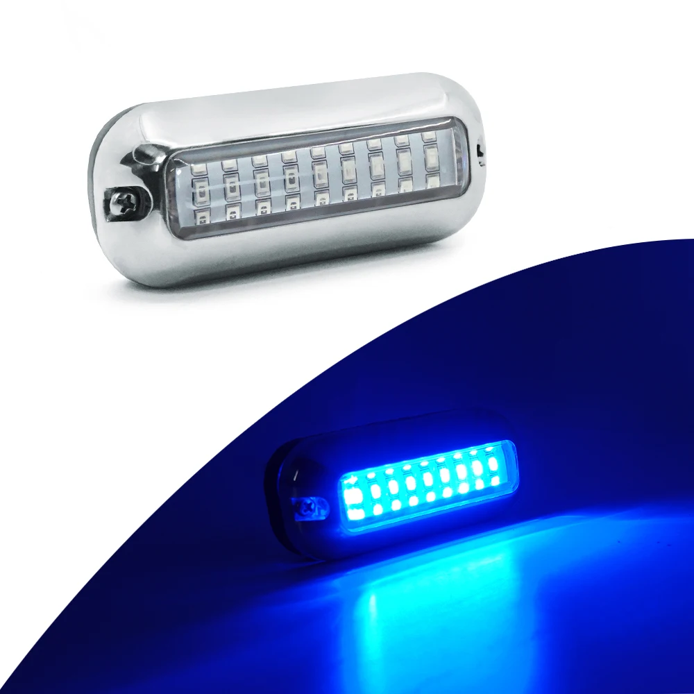 

Genuine Marine Underwater LED Boat Lights Underwater Waterproof Blue Light For Ship Yacht Boats