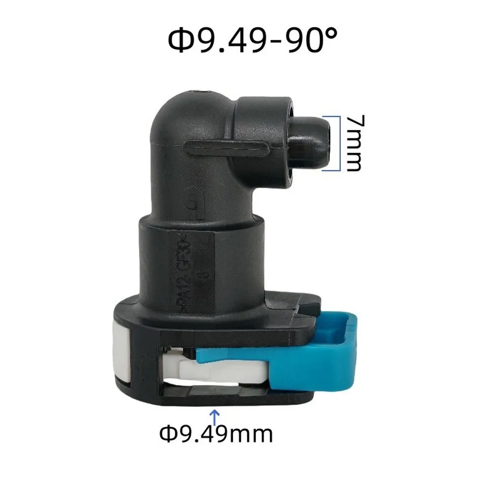 BLACK Fuel Line Clip Cost Effective Repair Auto Fuel Fitting High Universality Fitment Easy Installation Secure Connection