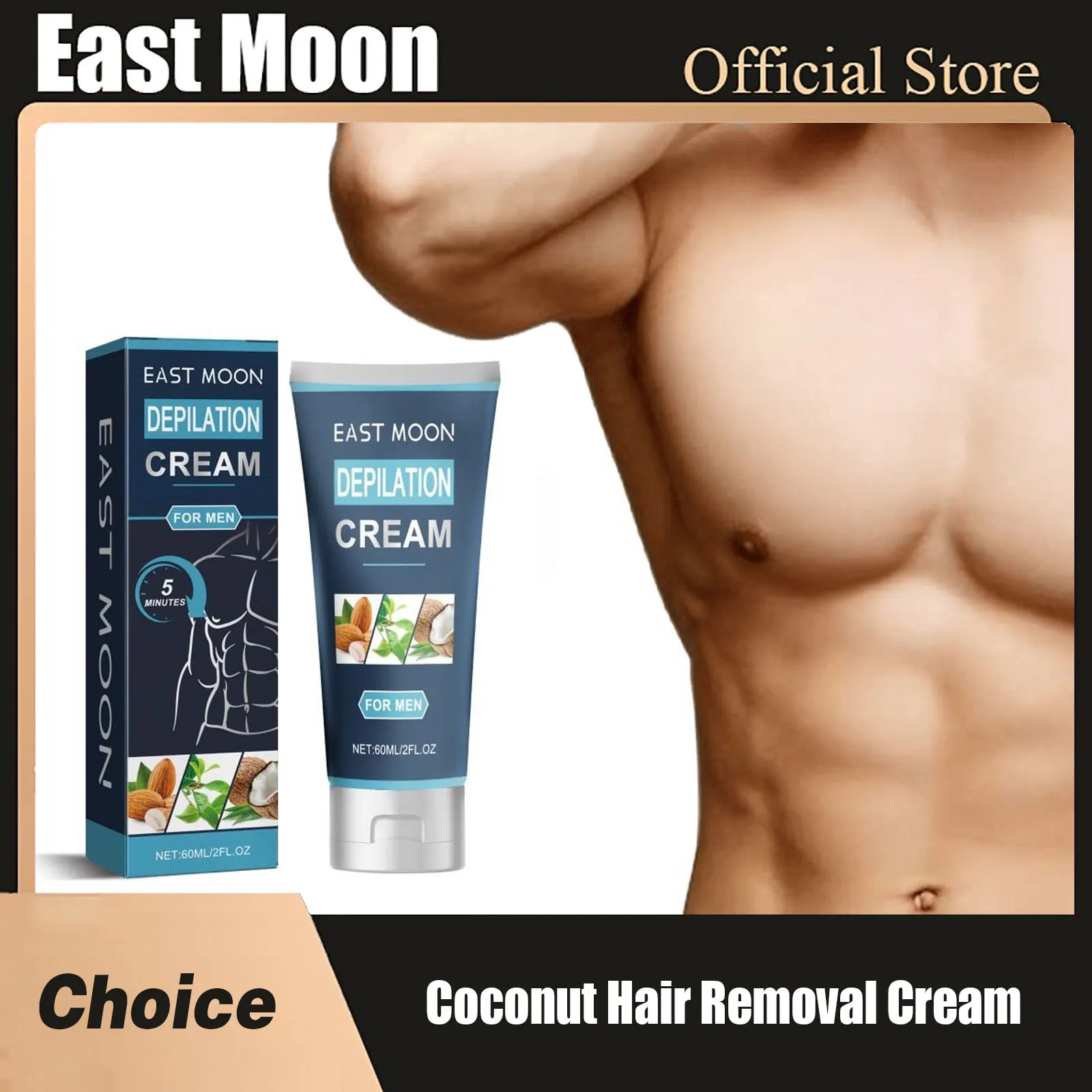 Coconut Hair Removal Cream Deep Moisturizing Improve Bikini Line Safely Repair Non Irritating Gentle Smoothing Leg Removal Cream