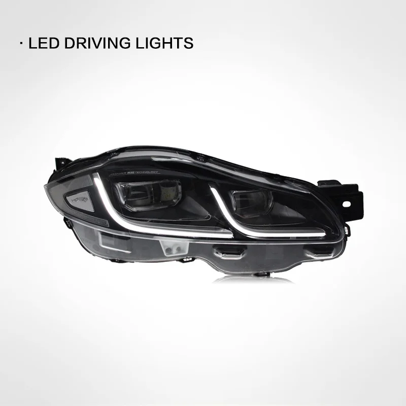 For Jaguar XJL 2012-2019 Car Accessories Headlight Assembly LED Lights Lamp DRL Signal Plug And Play Daytime Running