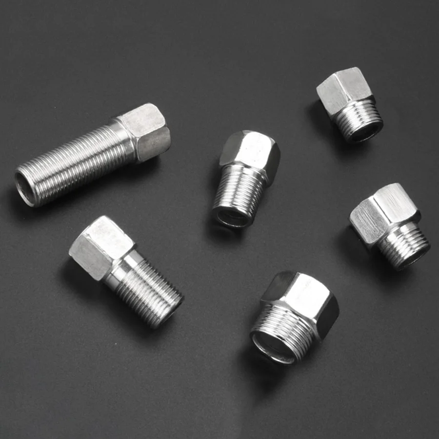 

Stainless Steel 1/2 " 3/4" 1" BSP Female Male Thread Extend Reducing Butt Joint Adapter Adapter Coupler Plumbing fittings