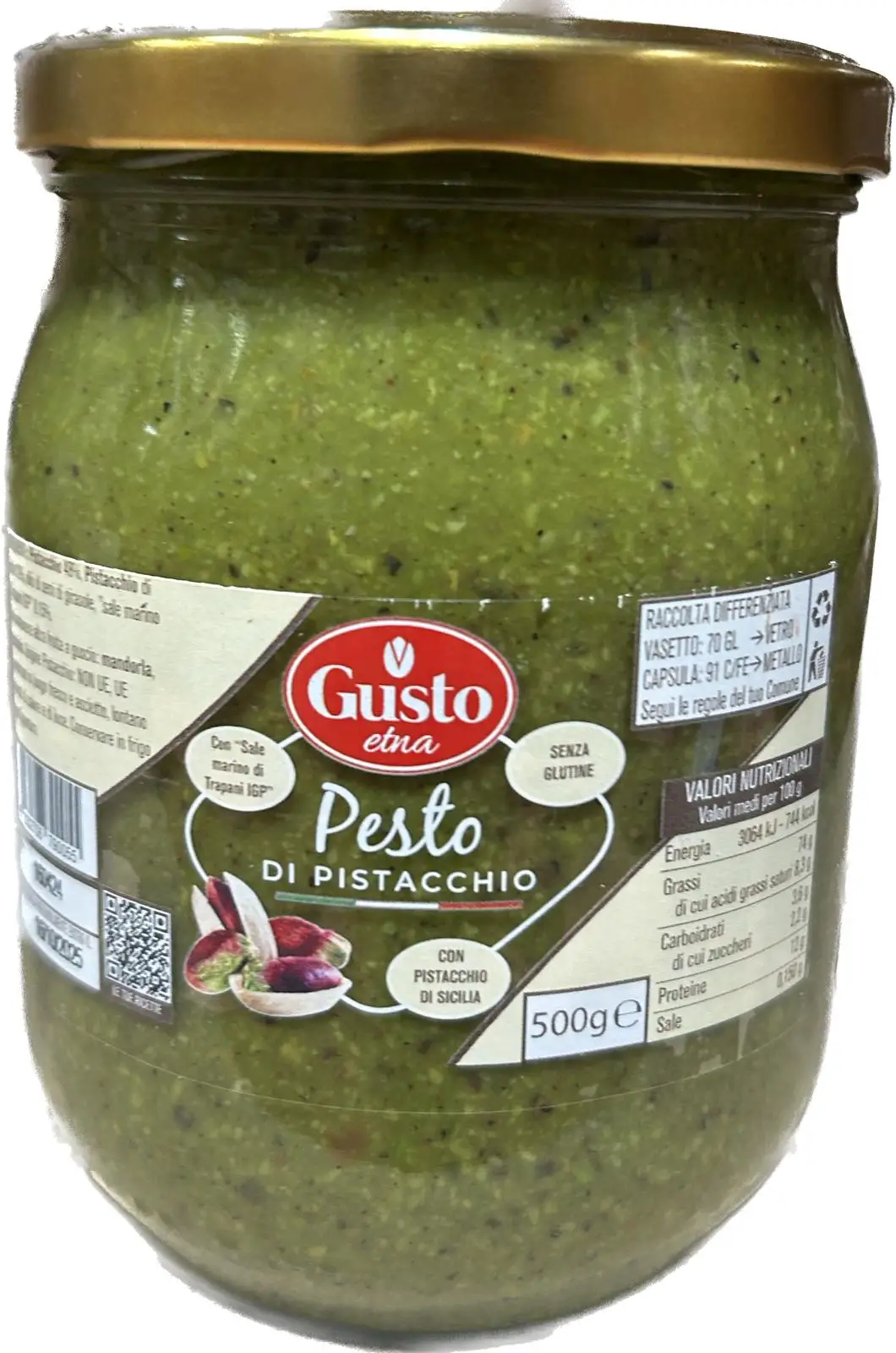 Pesto pistacho Di pistachoo 500g - Gusto Etna