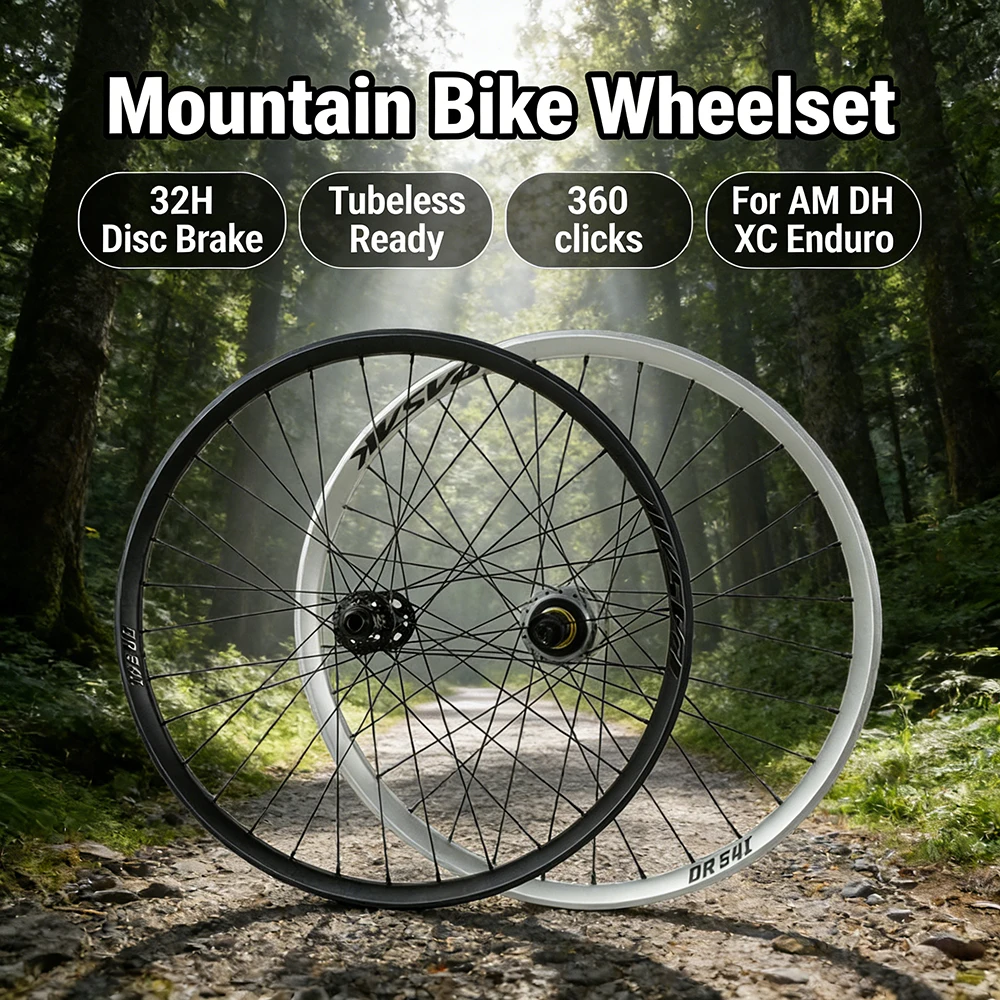 

Pasak Mtb Wheelset 32 Holes Tubeless Ready Sounds 360 Clicks 6-bolts Disc Brake 12s Hub Driver Rim Width For AM DH Enduro