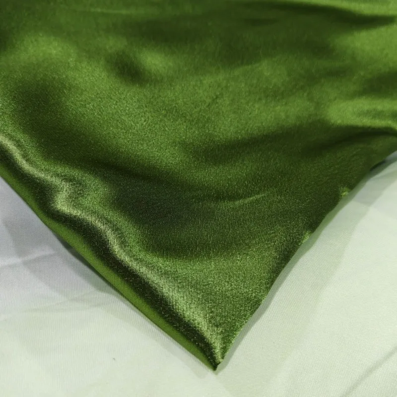 Slight Stretch Satin Fabric Faux Silk for Gowns Dresses Shirts Pajamas Garment Lining Diy Sewing Cloth Material By The Meter