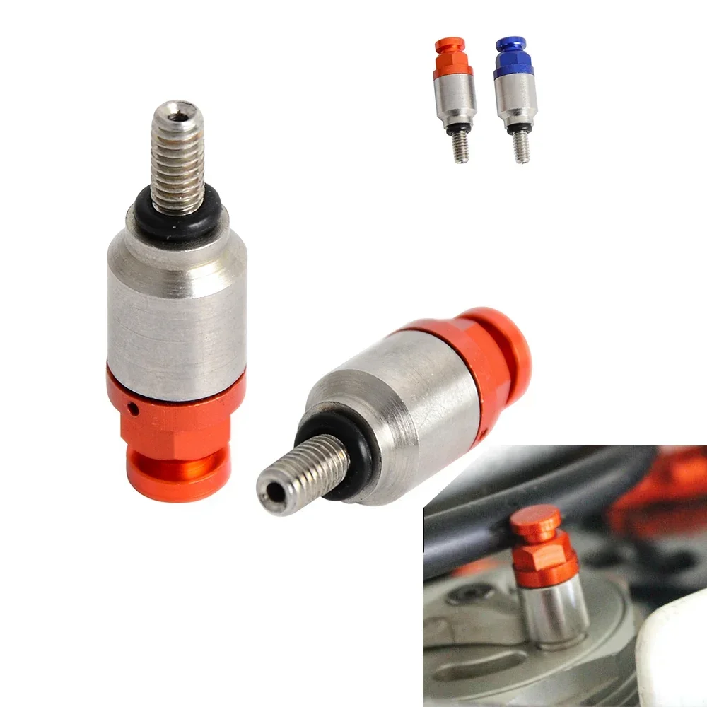 Off Road Motorcycle Exhaust Valve Fork Air Bleeder Valves M5x0.8 Shock Absorber Modified Vent Screw M4 Modification Accessories