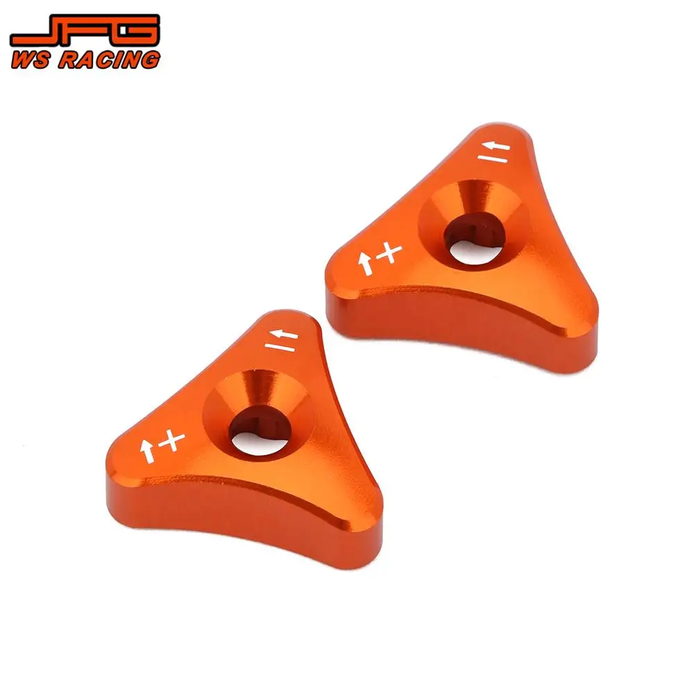 Front Shock Absorber Knob Adjuster For KTM Husaberg Husqvarna SX SXF EXC XCW 125-530 690 SUPERMOTO ENDURO DUKE SMC WP 48MM Forks