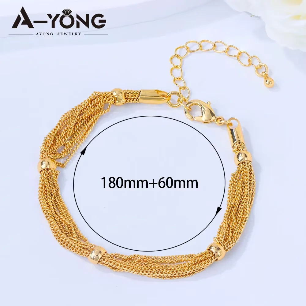 Nigerianisches Brautschmuck-Set, 21k vergoldet, arabisches Perlen-Collier, Armband, Ohrringe, Vintage-Schmuck für Frauen aus dem Nahen Osten – Detail 10