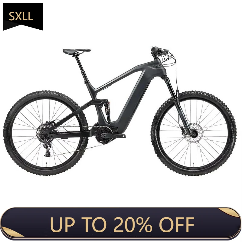 

SXLL 2025 Octagon M560 500W Carbon Fiber Electric Mountain Bike Electric Bike 48V 29 inch Ebike Mid Motor Electric Bike Full