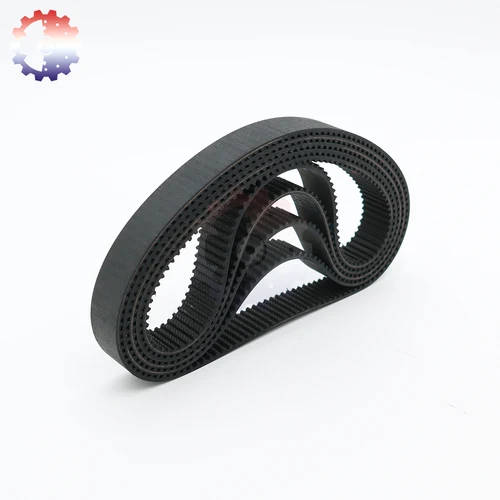 Imagen 2 del producto HTD3M Longitud de la correa 90mm ~ 255mm HTD 3M Correa de distribución 3M Ancho de la correa 6 10 15 20mm Correa de polea Correa síncrona de bucle cerrado de goma HTD3M
