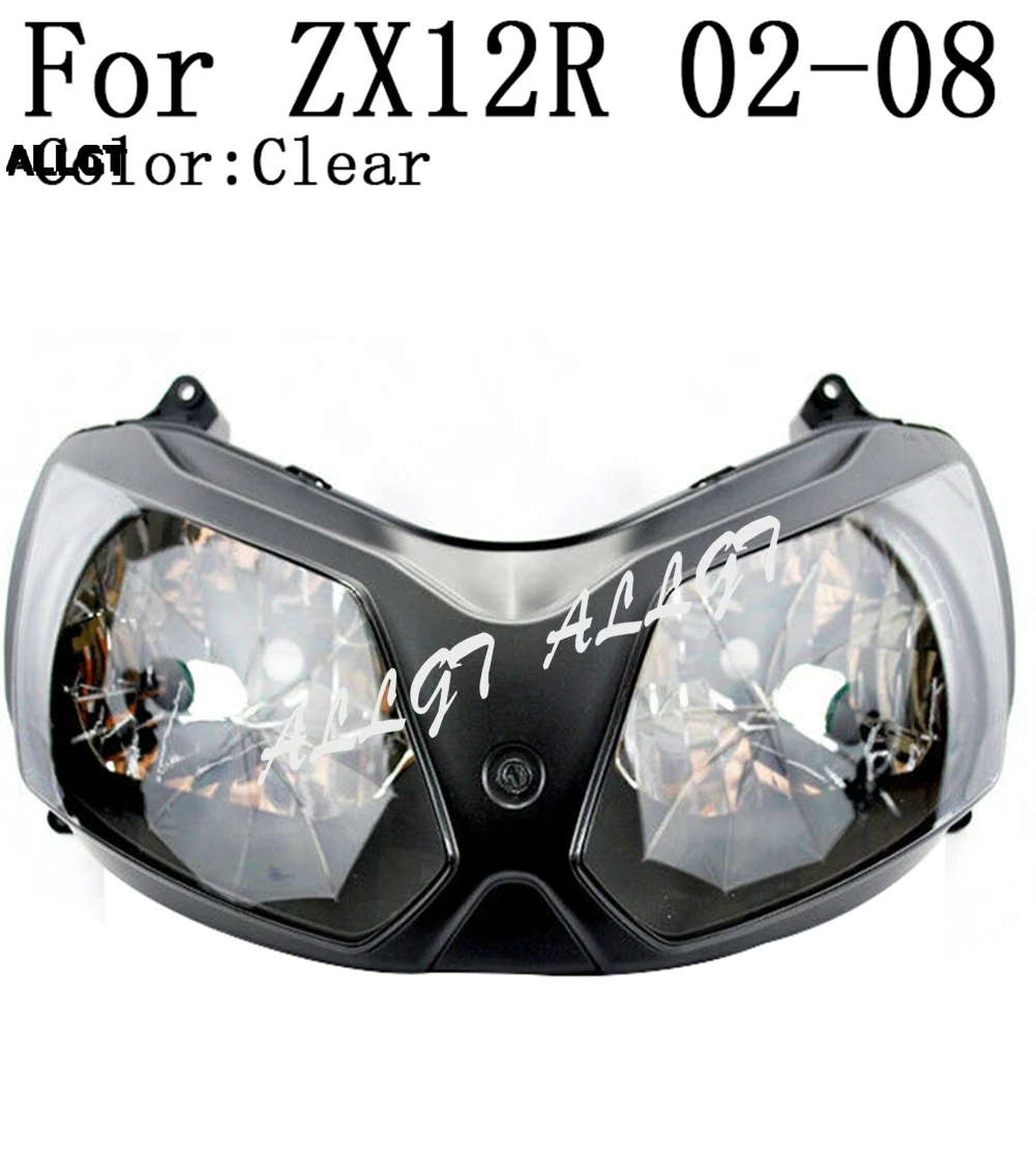 Motorcycle Front Headlamp Headlight Assembly For Kawasaki ZX10R ZX12R  2004 2005 2006 2007 2008 2009 2010 2011 2012 2013