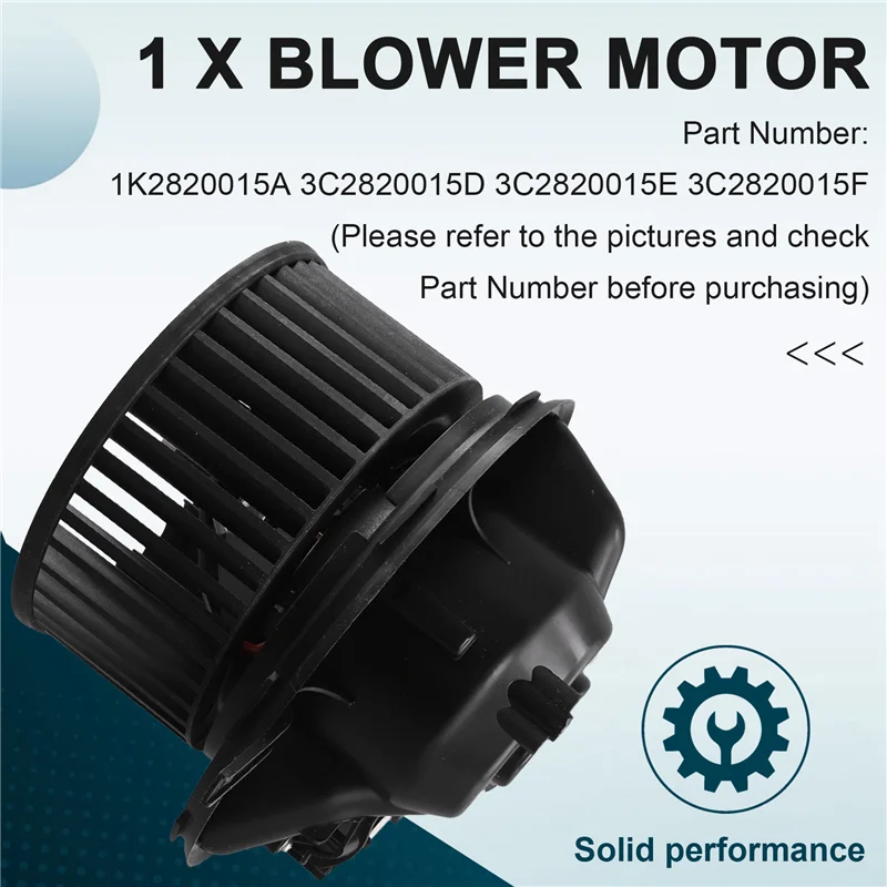

1K2820015A Car Blower Motor Heater Blower Fan Motor For VW Golf A3 3C2820015D 3C2820015E 3C2820015F