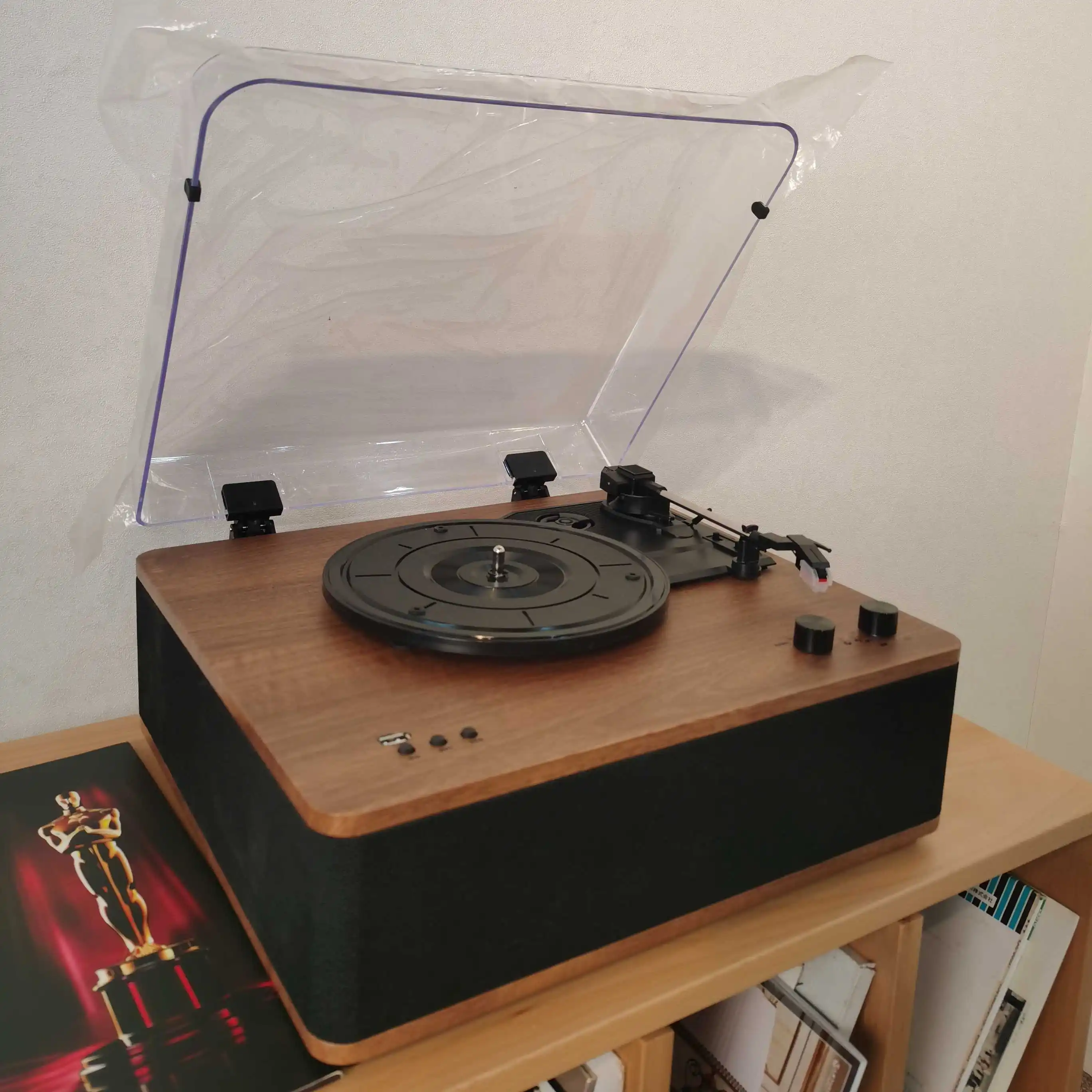 

Новый домашний радиоприемник в стиле ретро, проигрыватель фонографа, стереоприемник, линейный виниловый проигрыватель, доступ к Интернет-радио, МДФ