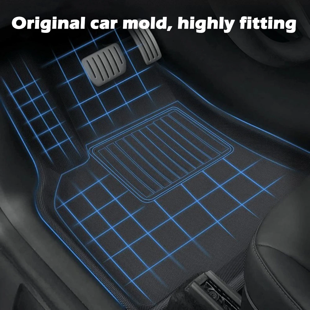 XPE Floor Mats For MG4 EV Mulan EH32 2023 2024 2025, All Weather Anti-Slip Rear Trunk Pad Anti Dirty Pads(Fit for Right Rudder)