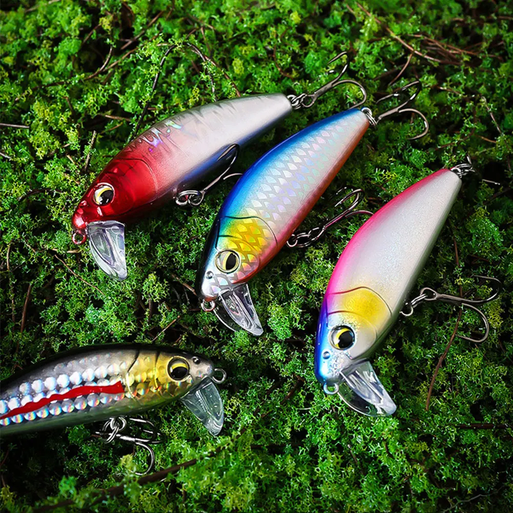 

Набор из 6 рыболовных приманок (7 см, 14 г) с 3D-глазами: тонущие искусственные приманки-крэнкбейты и свимбейты для ловли баса, щуки и форели