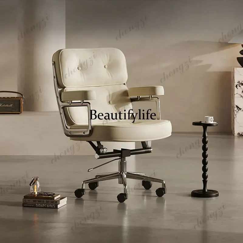CC  Computer Backrest Chair Office Comfortable Lifting Swivel Recliner Chair Portable Boss Rolling Silla De Escritorio