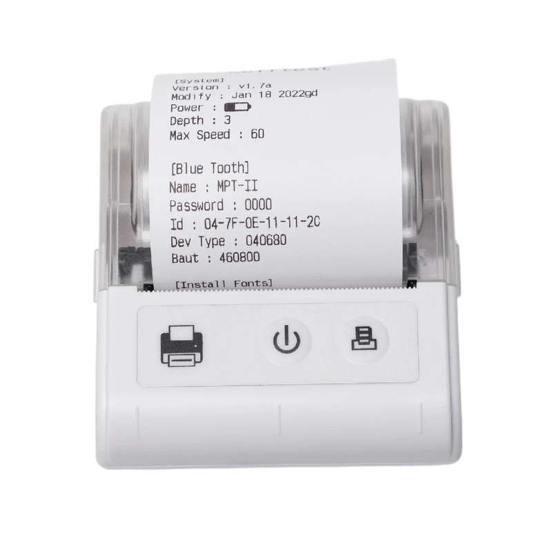 Small Wireless Mobile Phone Pocket Inkless Therlal Printer