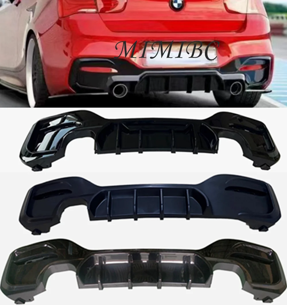 

FOR BMW 1 Series F20 F21 LCI 2015 -2018 M Sport M Tech Rear Bumper Diffuser CS Competition Style MP Diffusor Spoiler Lip