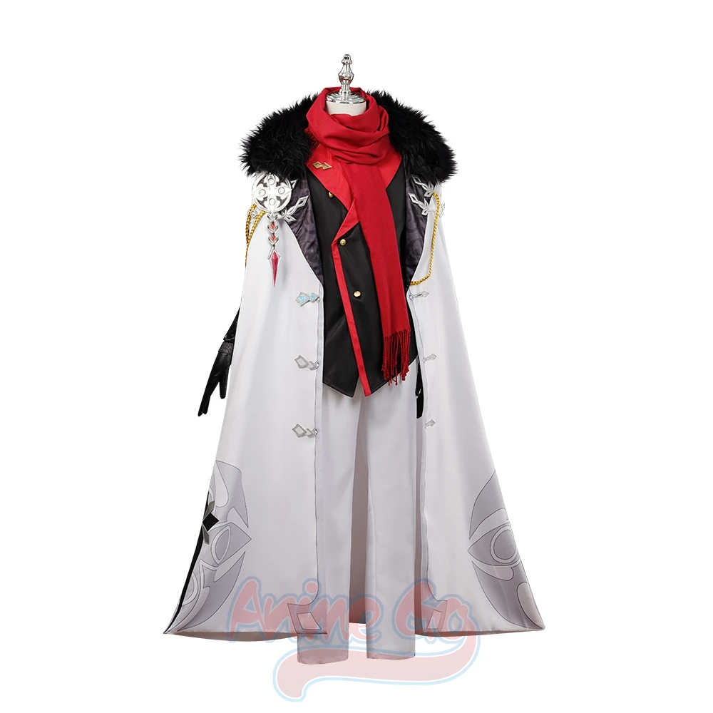 Genshin Impact Tartaglia Cosplay Costume Cloak Full Set Fatui Childe Game Uniform C07090-A