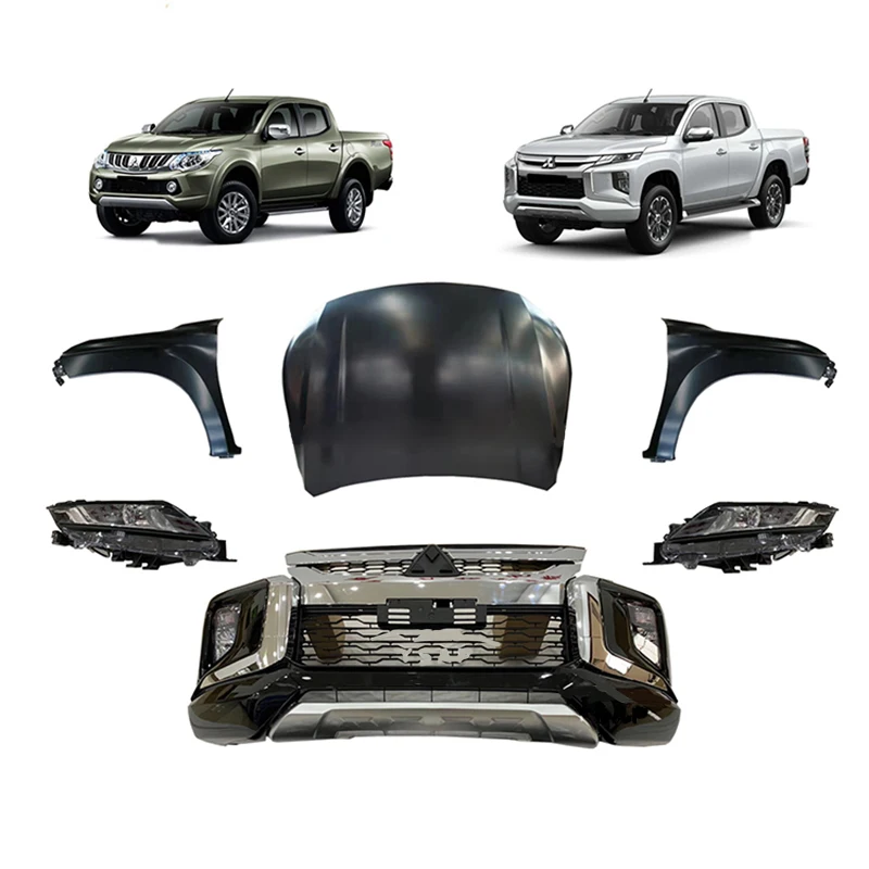 4x4 pickup car auto body kits for triton L200 2012 2013 2014 2015 2016 2017 2018 upgrade to 2020 body kit