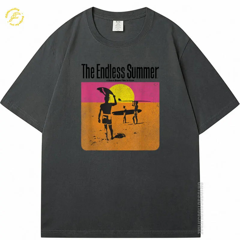 

The Endless Summer 1966 Classic Surf 2025 Hot Tee Movie 60S Vintage Surfer Men Oversized T-Shirt めんずファッション 남자옷 Tシャツ Retro
