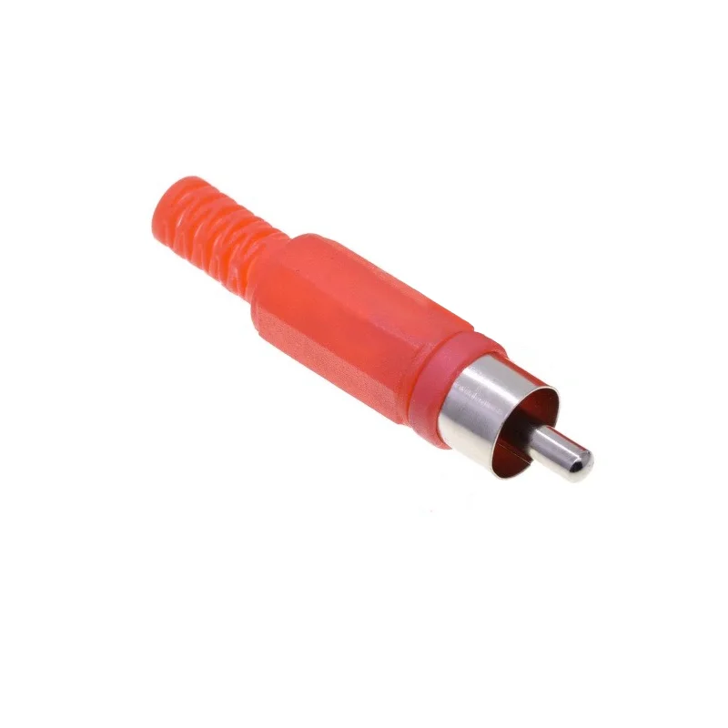 5/20/100/500PCS Plastic Lotus Audio and Video Head RCA Plug Male Welding Head AV Male Plug Lotus Plug Solder Connector