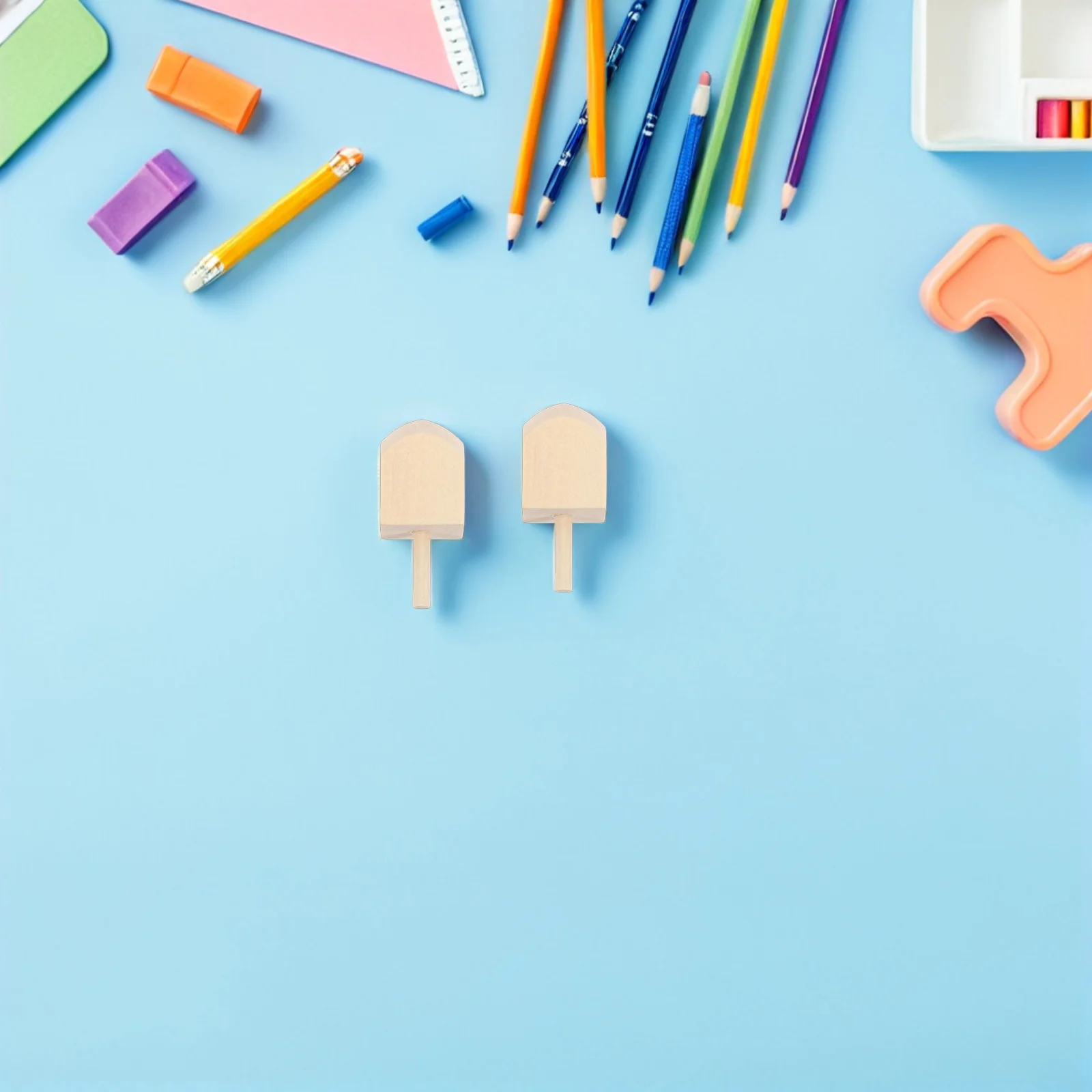 

20Pcs Unfinished Wood Dreidel 4.40x2cm Blank DIY Craft Project Hanukkah Spinning Top Decorative Wooden Gyro for Holiday Family