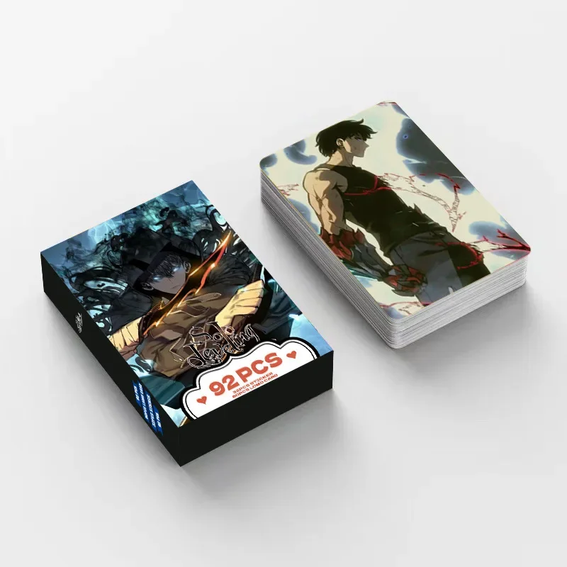 92PCS/box Anime Solo Leveling Cards LOMO Card Photocard For Fans Collection Gift