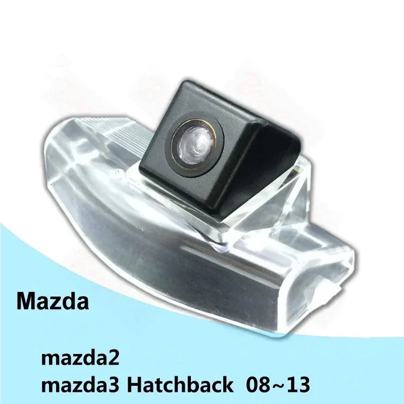 for Mazda 2 3 mazda2 Mazda3 Hatchback 08~13 Car rear view camera trasera Auto reverse backup parking Night Vision Waterproof HD