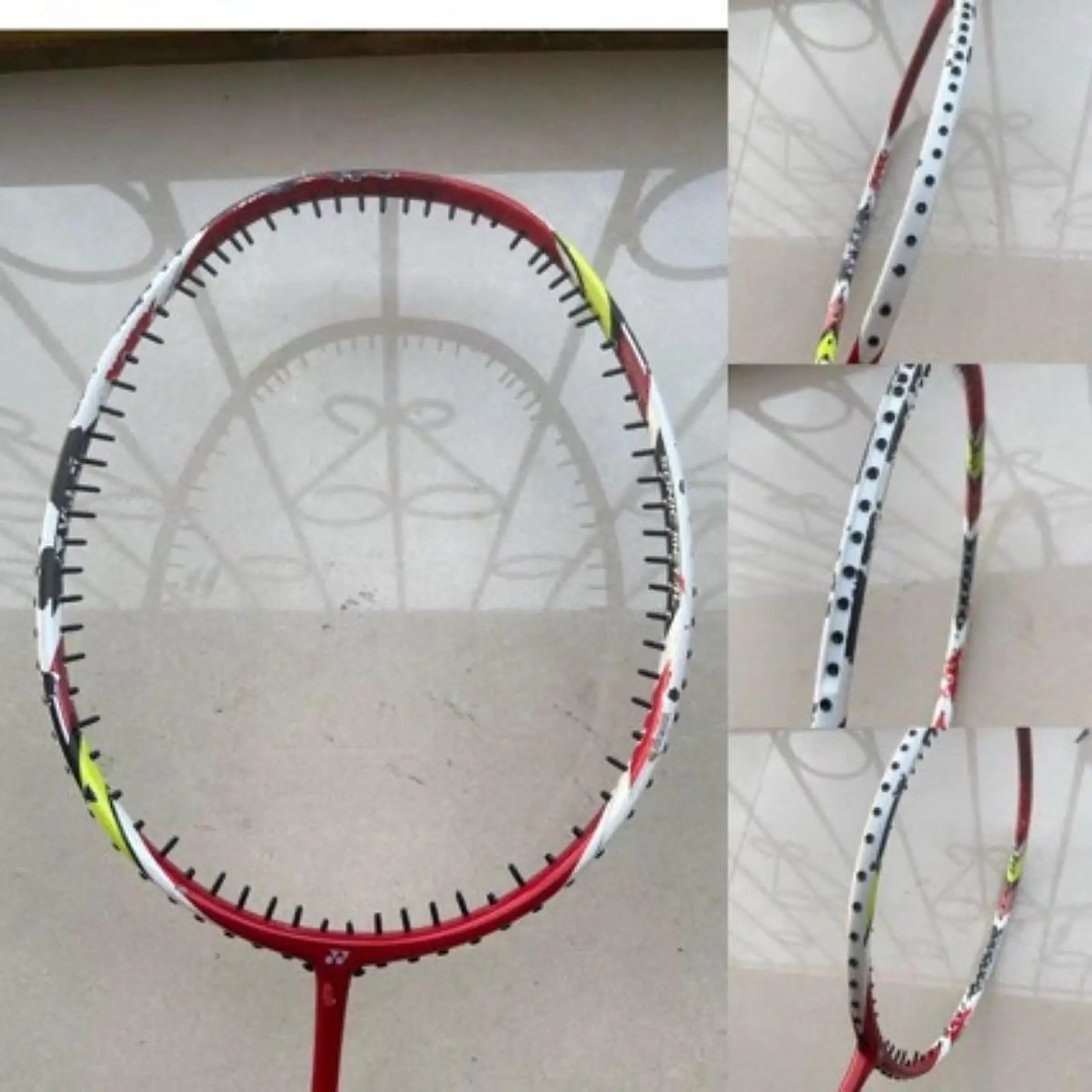 Racquet Grommet Eyelets Nylon Material Set Universal Replacement Stringing Tube Sleeves for Badminton Racket Repair Accessory