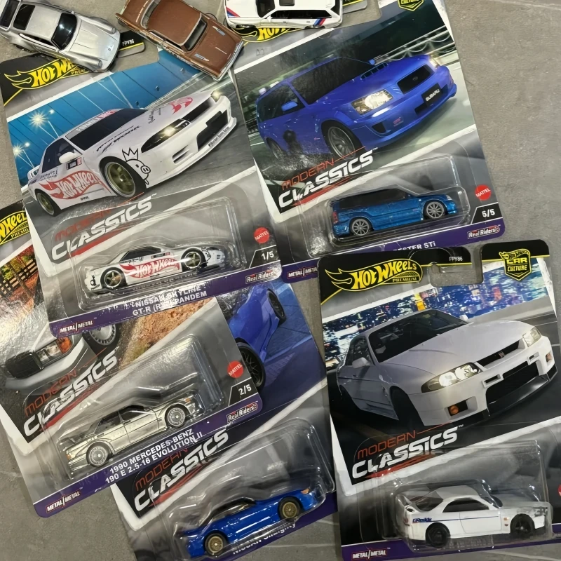 

Оригинальная автокультура Hot Wheels FPY86 Modern Classic 5 Benz Nissan Toys Подарки Автомобиль Современная классика Автомобиль 1:64 Литой автомобиль Игрушки