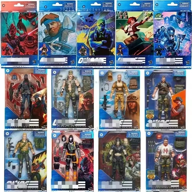 Figuras de acción de Anime de la serie clasificada Gijoe genuina, colección G.L.Joe, 20cm, Gl Joe, ojos de serpiente, juguetes, regalos sorpresa para niños