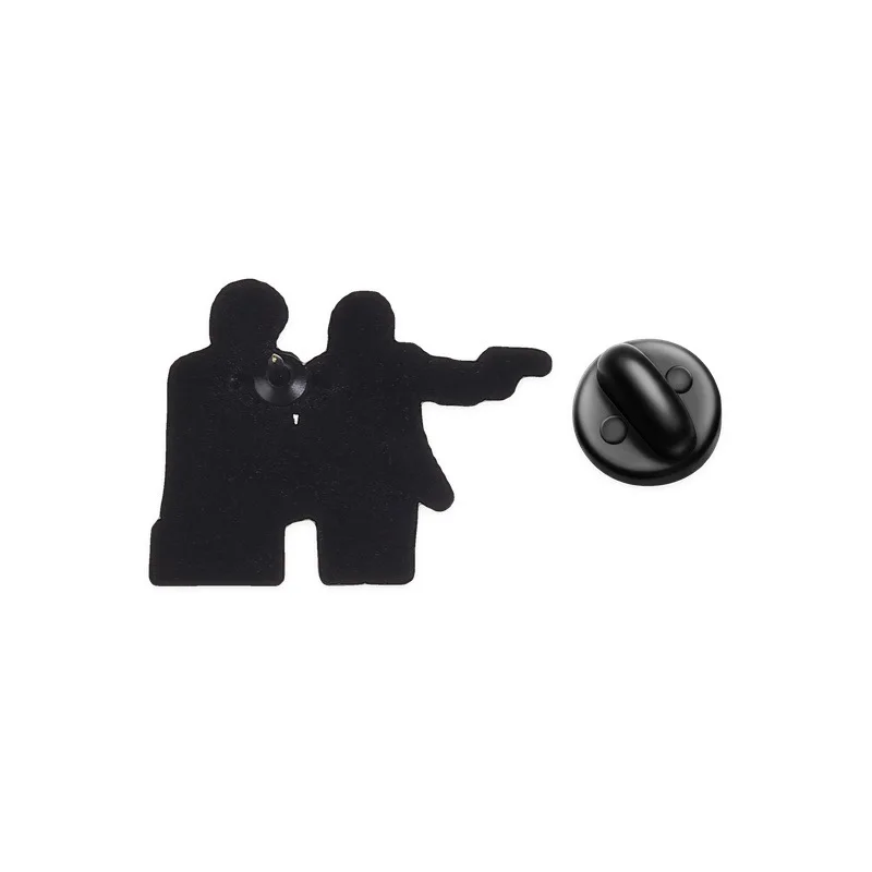 Pulp Fiction Enamel Pin Lapel Badge Retro Punk Metal Brooch For Backpack Jacket Cult Film Fan Jewelry Gift For Men Women view 5