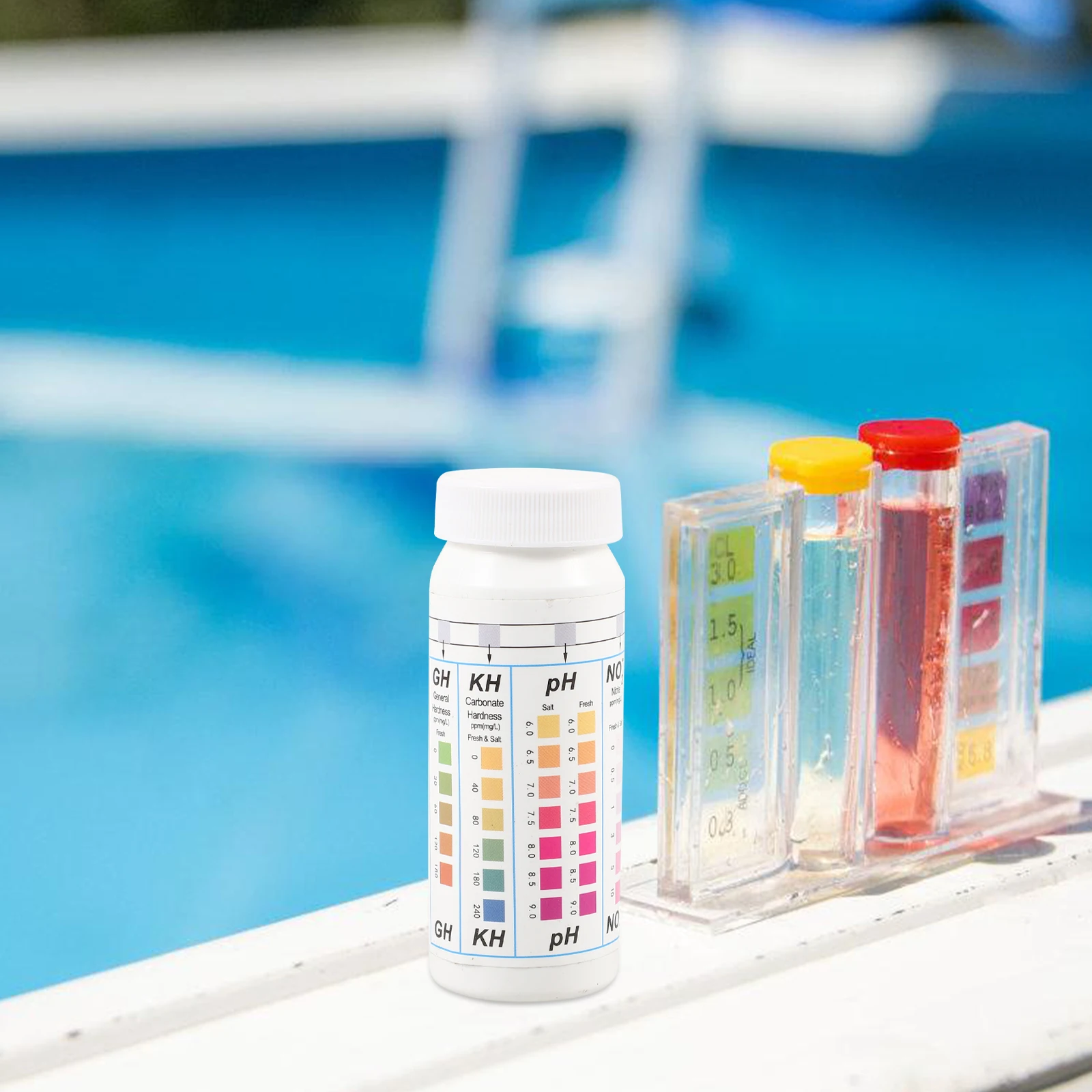 

50Pcs PH Test Strips Reliable Pool Water Testing Kit Pond Water Quality Tool Pool Test Kit PH Strips Testing Tool