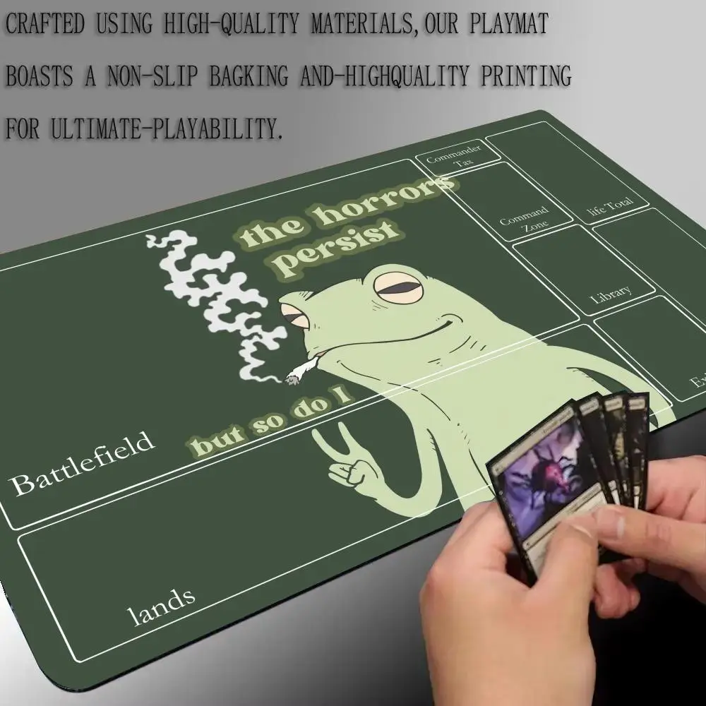 مضحك الضفدع ماوس الوسادة ماجيك جمع Playmat 24 "X14" MTG TCG مكتب عمل حصيرة للعمل لعبة الكمبيوتر المحمول البساط السجاد ماوس الوسادة #5