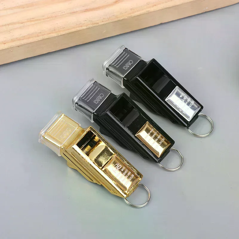 Plastic Big Sound Referee Whistles With Lanyard Storage Box Professional For Football Basketball Coach Outdoor Training Gear