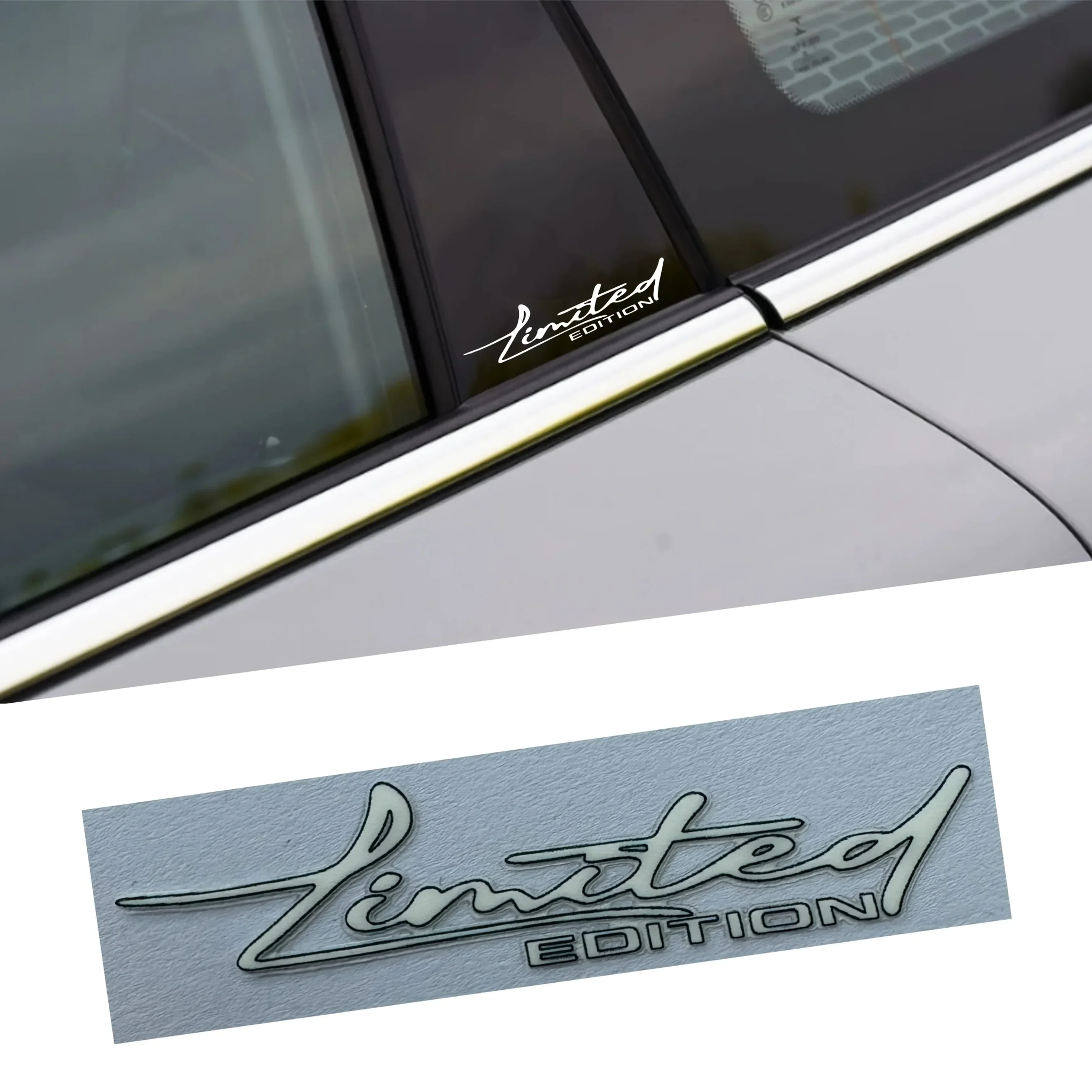 2PCS/SET 한정판 그래픽 자동차 스티커, 차량 외부 및 내부 업그레이드를 위한 독특한 데칼