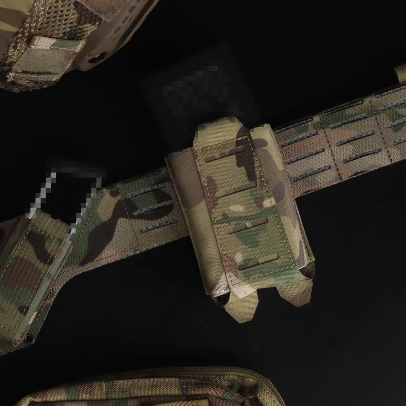 Tactical ARC V2 Rifle Single Mag Pouch 5.56 7.62 AK M4 Elastic Waist Mag Bag Holster Molle PALS Belt Airsoft Hunting Acessories