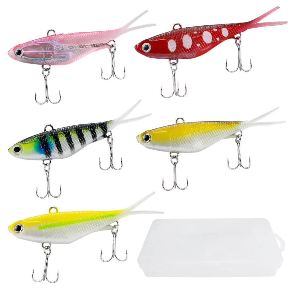 

Fishing Lure Set - Leurre Souple Spinning Lures Silicone Bait Combo, Soft & Simulation Bait Package