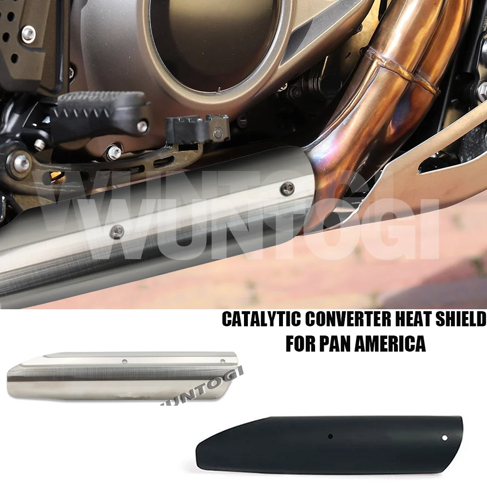 

For Pan America 1250 Catalytic Converter Heat Shield Exhaust Muffler Pipe Heat Shield Cover Heel Guard Pan America Accessories