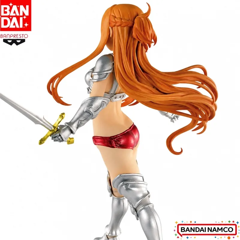 In Stock Bandai Original Banpresto Sword Art Online Asuna Action Figure Model Doll Brand New Boxed Anime Characters Toys Model view 4